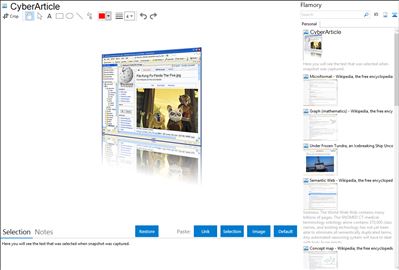 CyberArticle - Flamory bookmarks and screenshots