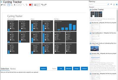 Cycling Tracker - Flamory bookmarks and screenshots