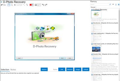 D-Photo Recovery - Flamory bookmarks and screenshots