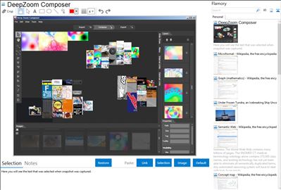 DeepZoom Composer - Flamory bookmarks and screenshots