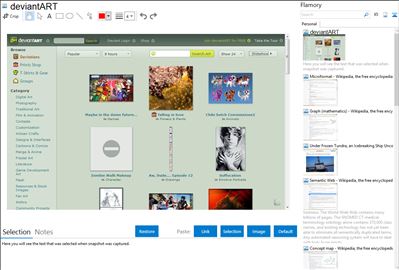 deviantART - Flamory bookmarks and screenshots