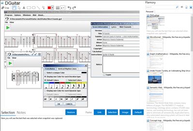 DGuitar - Flamory bookmarks and screenshots