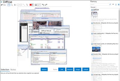 DiffVue - Flamory bookmarks and screenshots