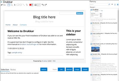 Drukkar - Flamory bookmarks and screenshots