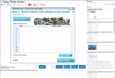 Easy Photo Sorter - Flamory bookmarks and screenshots