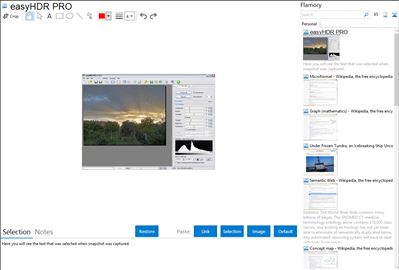 easyHDR PRO - Flamory bookmarks and screenshots