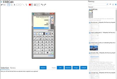 ESBCalc - Flamory bookmarks and screenshots