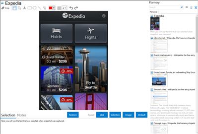 Expedia - Flamory bookmarks and screenshots