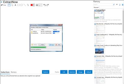 ExtractNow - Flamory bookmarks and screenshots