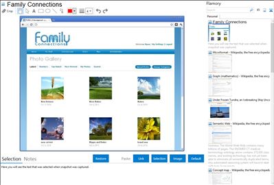 Family Connections - Flamory bookmarks and screenshots
