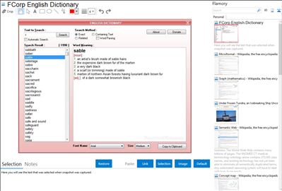 FCorp English Dictionary - Flamory bookmarks and screenshots