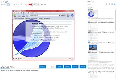 Fierr - Flamory bookmarks and screenshots