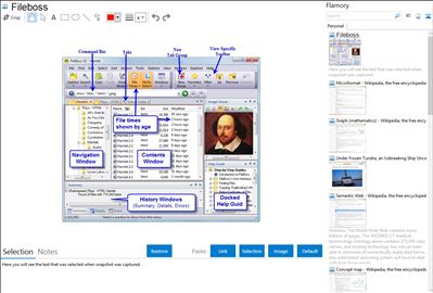 Fileboss - Flamory bookmarks and screenshots