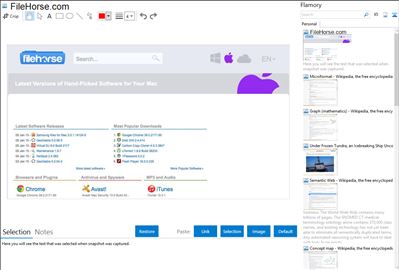 FileHorse.com - Flamory bookmarks and screenshots