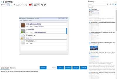 FileWall - Flamory bookmarks and screenshots