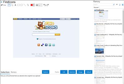 FindIcons - Flamory bookmarks and screenshots