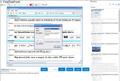 FindThatFont! - Flamory bookmarks and screenshots