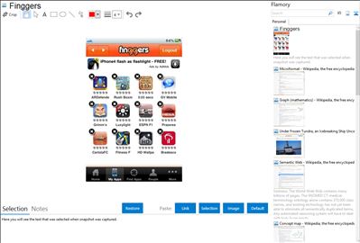 Finggers - Flamory bookmarks and screenshots
