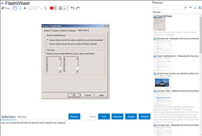 FlashWheel - Flamory bookmarks and screenshots