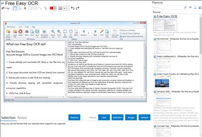 Free Easy OCR - Flamory bookmarks and screenshots