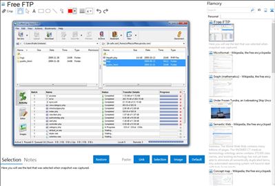 Free FTP - Flamory bookmarks and screenshots