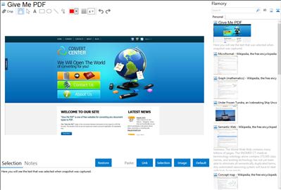 Give Me PDF - Flamory bookmarks and screenshots