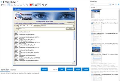 Free SNMP - Flamory bookmarks and screenshots