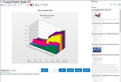 FusionCharts Suite XT - Flamory bookmarks and screenshots