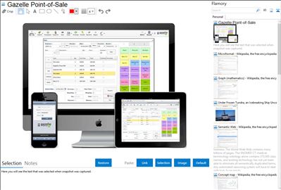 Gazelle Point-of-Sale - Flamory bookmarks and screenshots