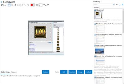 Gconvert - Flamory bookmarks and screenshots