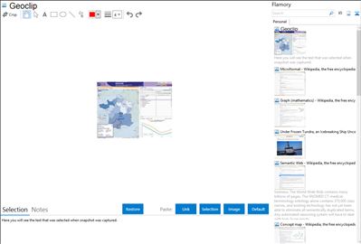 Geoclip - Flamory bookmarks and screenshots