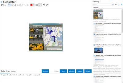 Geosetter - Flamory bookmarks and screenshots