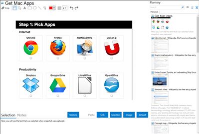 Get Mac Apps - Flamory bookmarks and screenshots