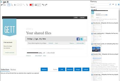 ge.tt - Flamory bookmarks and screenshots