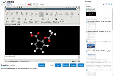 Ghemical - Flamory bookmarks and screenshots