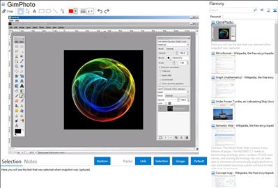 GimPhoto - Flamory bookmarks and screenshots