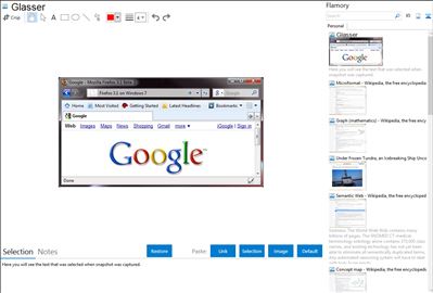 Glasser - Flamory bookmarks and screenshots