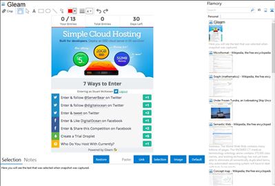 Gleam - Flamory bookmarks and screenshots
