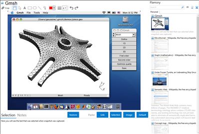 Gmsh - Flamory bookmarks and screenshots