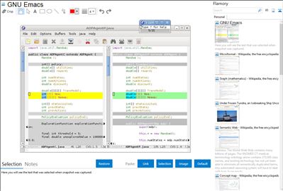 GNU Emacs - Flamory bookmarks and screenshots