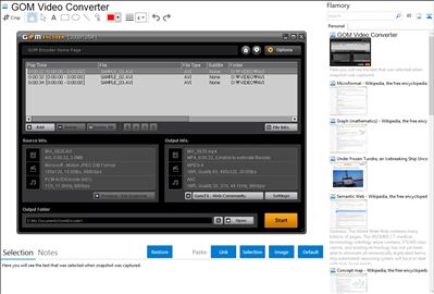 GOM Video Converter - Flamory bookmarks and screenshots