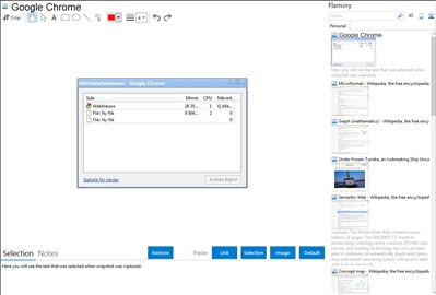 Google Chrome - Flamory bookmarks and screenshots