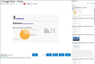 Google Drive - Forms - Flamory bookmarks and screenshots