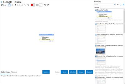 Google Tasks - Flamory bookmarks and screenshots