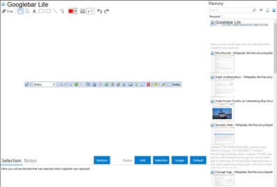 Googlebar Lite - Flamory bookmarks and screenshots