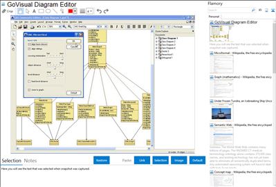 GoVisual Diagram Editor - Flamory bookmarks and screenshots