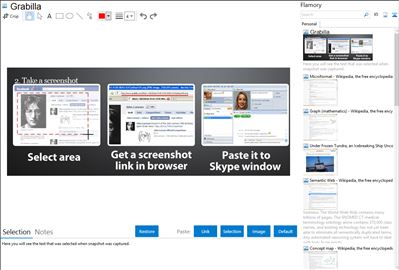 Grabilla - Flamory bookmarks and screenshots