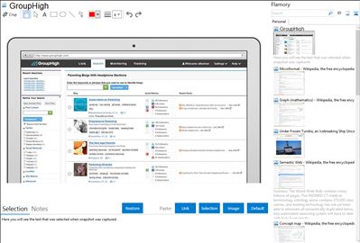 GroupHigh - Flamory bookmarks and screenshots