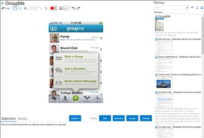 GroupMe - Flamory bookmarks and screenshots