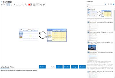 gSyncit - Flamory bookmarks and screenshots